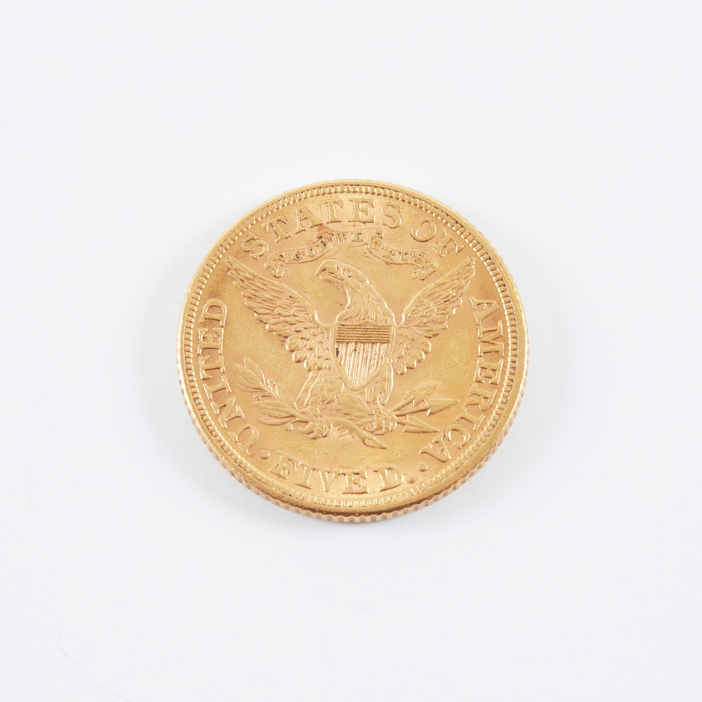 American 1882 Half Eagle Gold Coin
