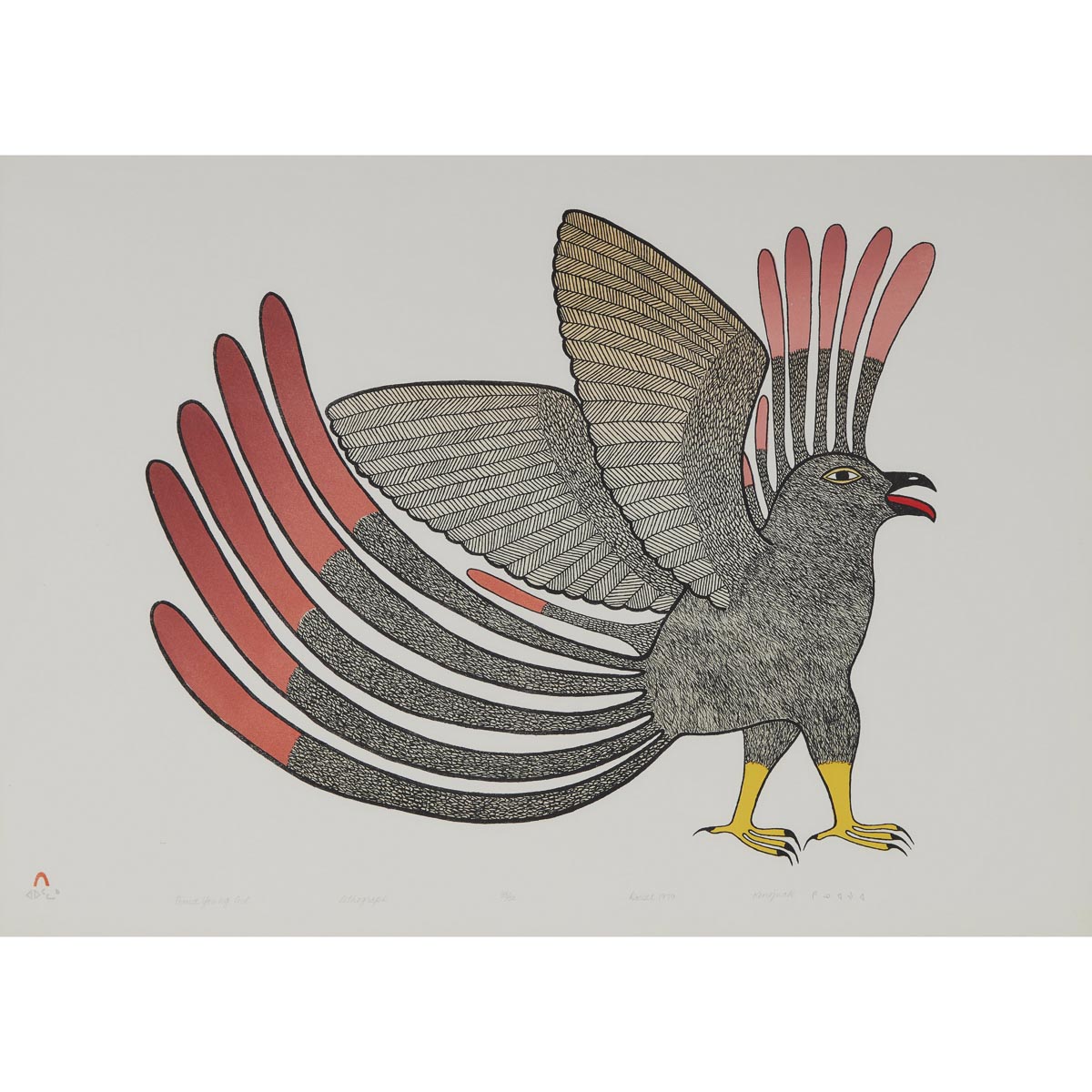 Kenojuak Ashevak ᑭᓄᐊᔭᐊ ᐊᓯᕗ, CC, RCA (1927-2013)