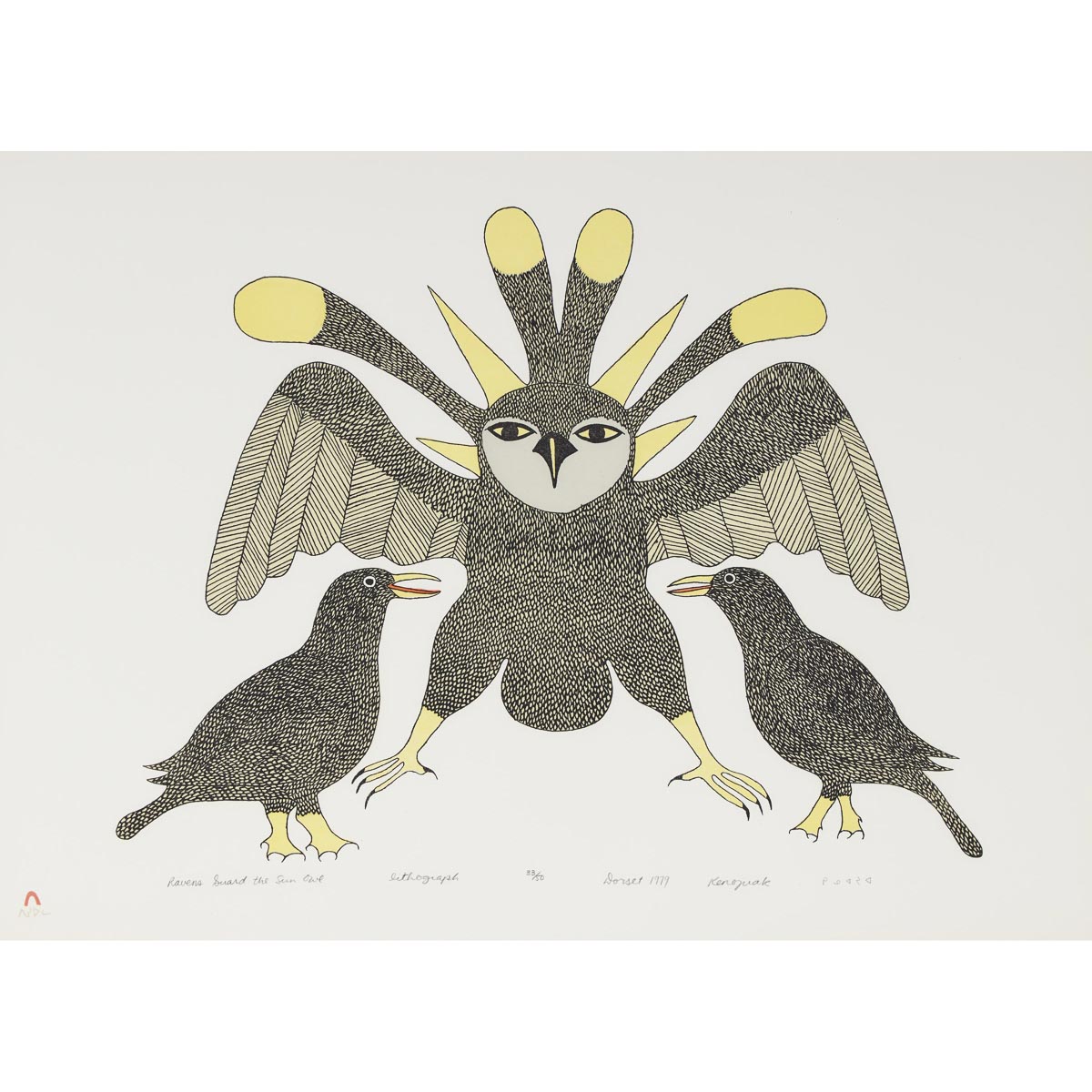 Kenojuak Ashevak ᑭᓄᐊᔭᐊ ᐊᓯᕗ, CC, RCA (1927-2013)
