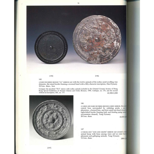 An Inscribed Bronze Circular 'TLV' Mirror, Western Han Dynasty (206 BC-AD 8)