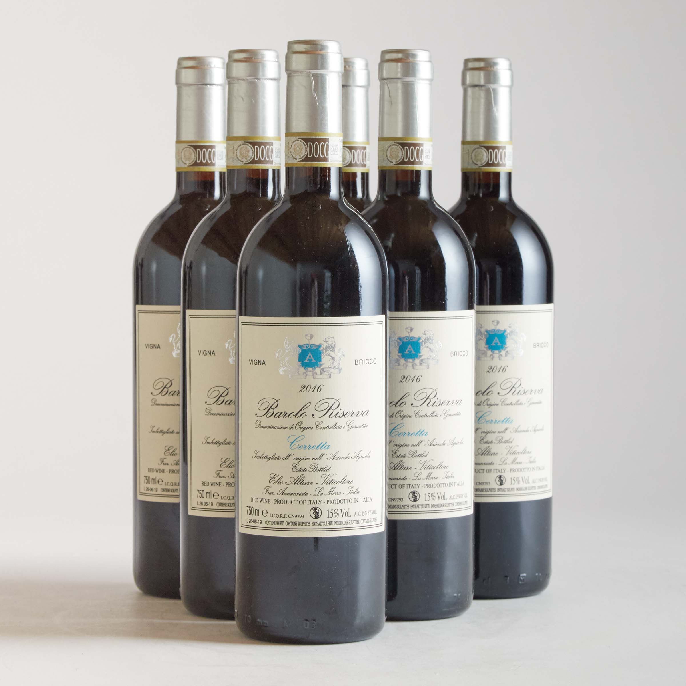 ELIO ALTARE BAROLO VIGNA BRICCO RISERVA CERRETTA 2016 (6, OC)