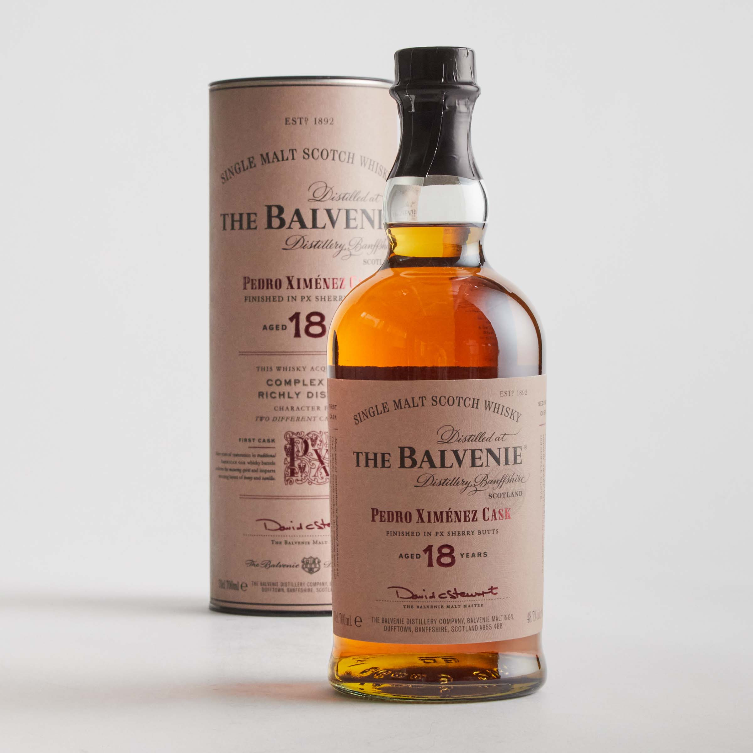 THE BALVENIE SINGLE MALT SCOTCH WHISKY 18 YEARS (ONE 700 ML)