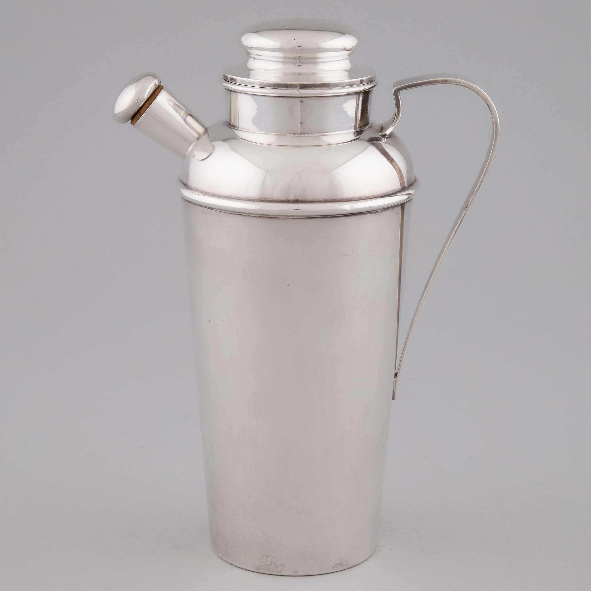 American Silver Cocktail Shaker, Gorham Mfg. Co., Providence, R.I., 20th century