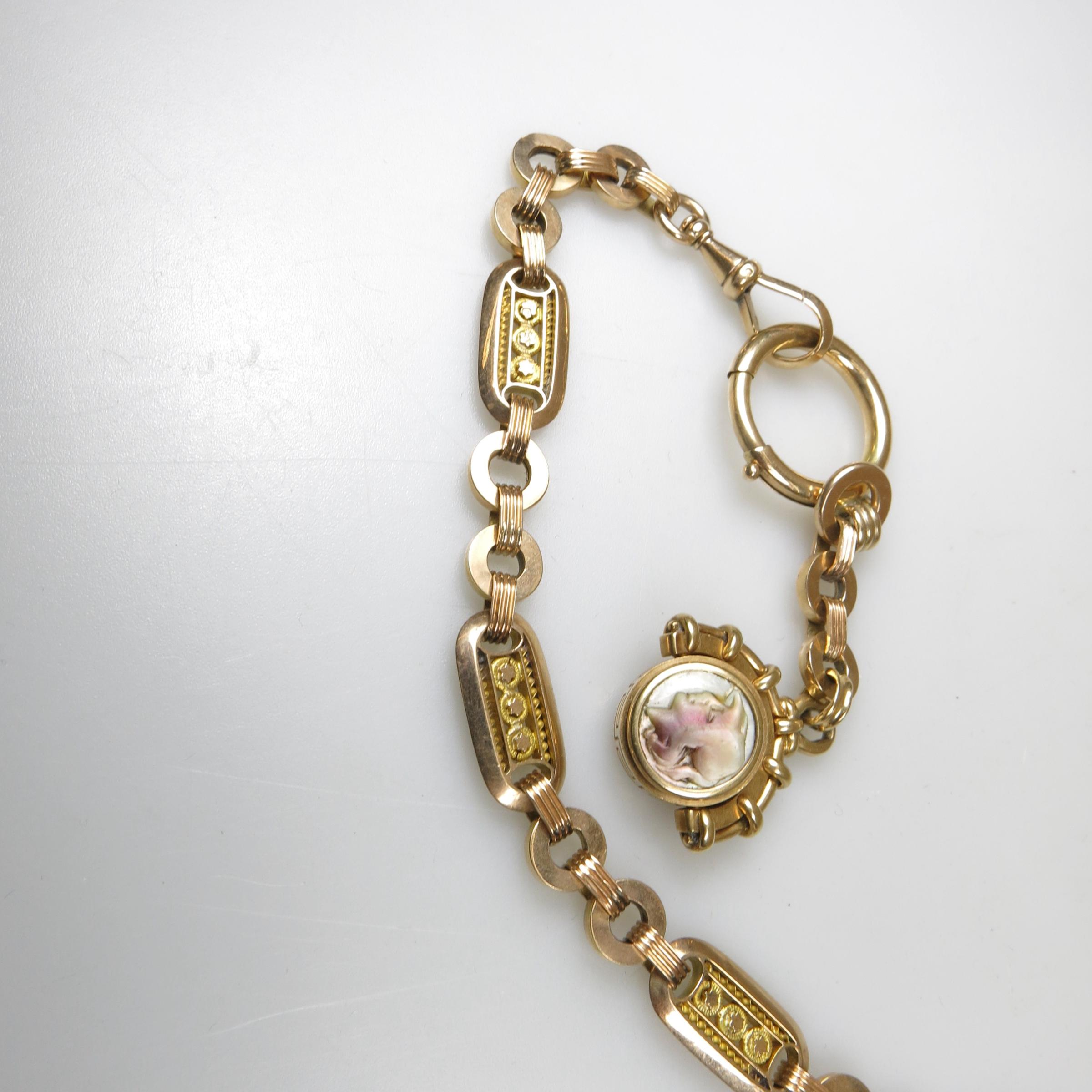 Austrian 14k Yellow Gold Watch Chain