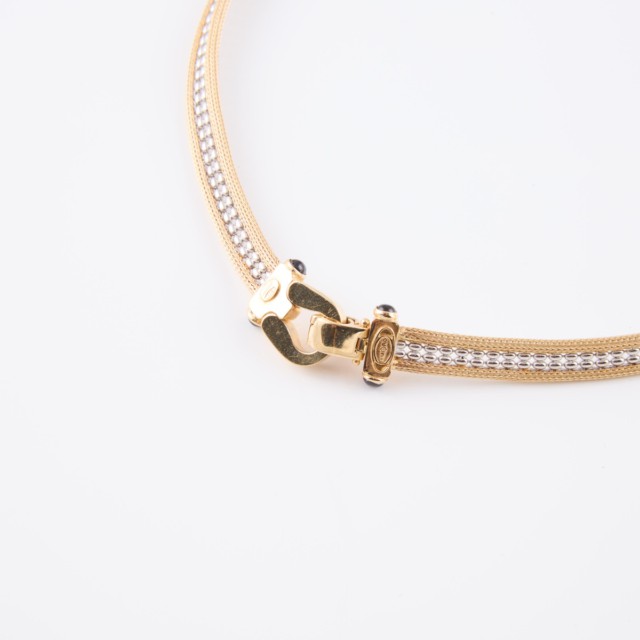 Amoro 14k Yellow And White Gold Necklace