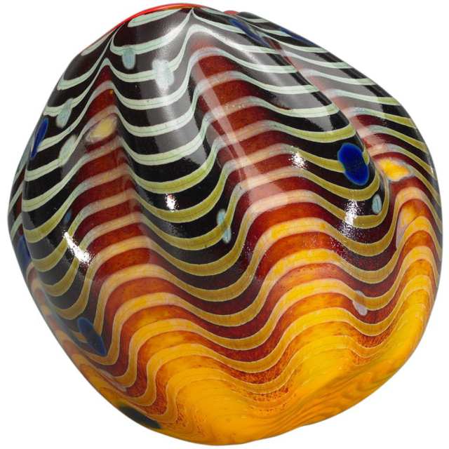 Dale Chihuly ‘Cinnamon Machia’ Glass Vase, 2001