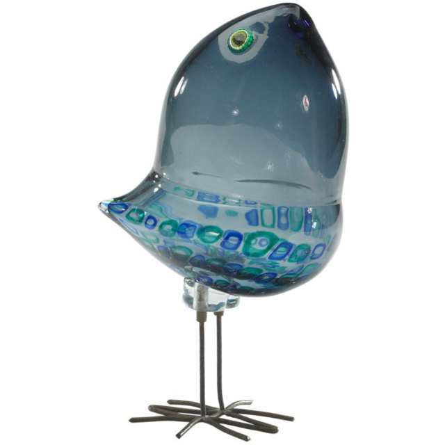 Vistosi ‘Pulcino’ Glass Bird Sculpture, Alessandro Pianon, c.1960