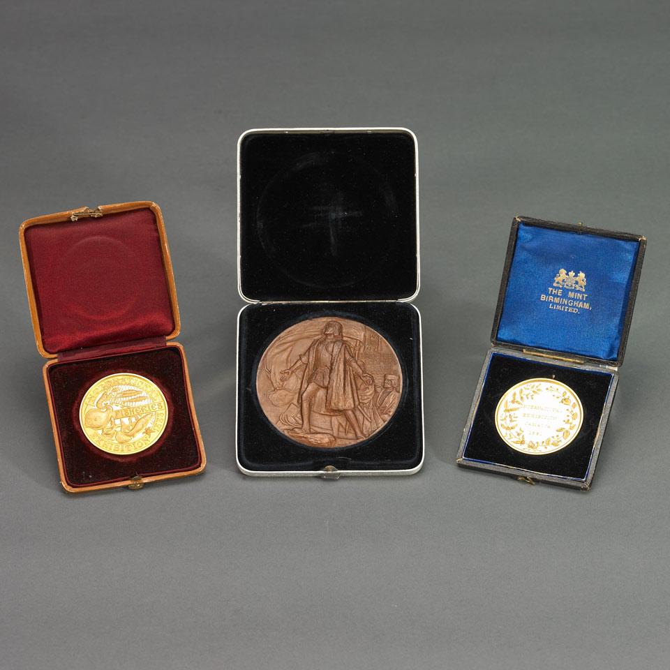 International Fisheries Gold Medal, 1883; International Exhibition, Jamaica Gold Medal, 1891; World’s Columbian Exposition Bronze Medallion, 1893