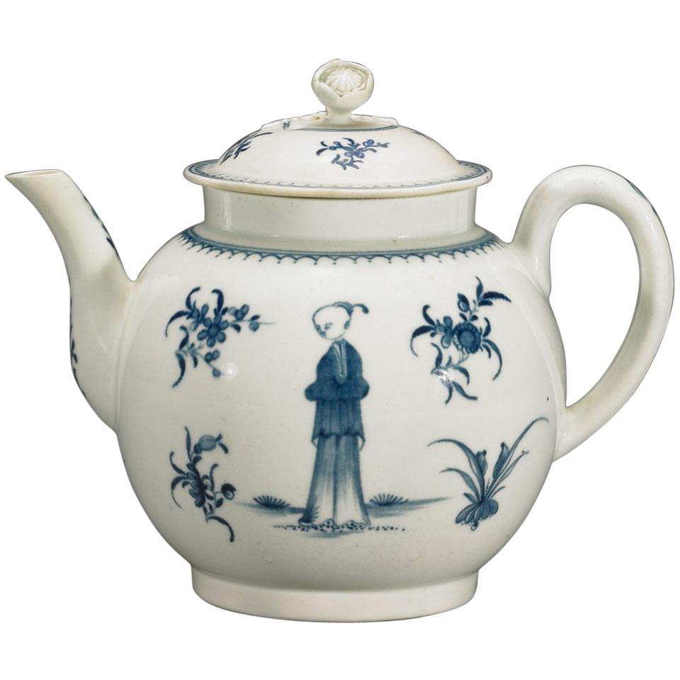 Worcester ‘Waiting Chinaman’ Tea Pot, c.1770-75