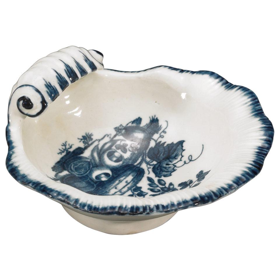 Worcester ‘Marrow’ Shell Dish, c.1775