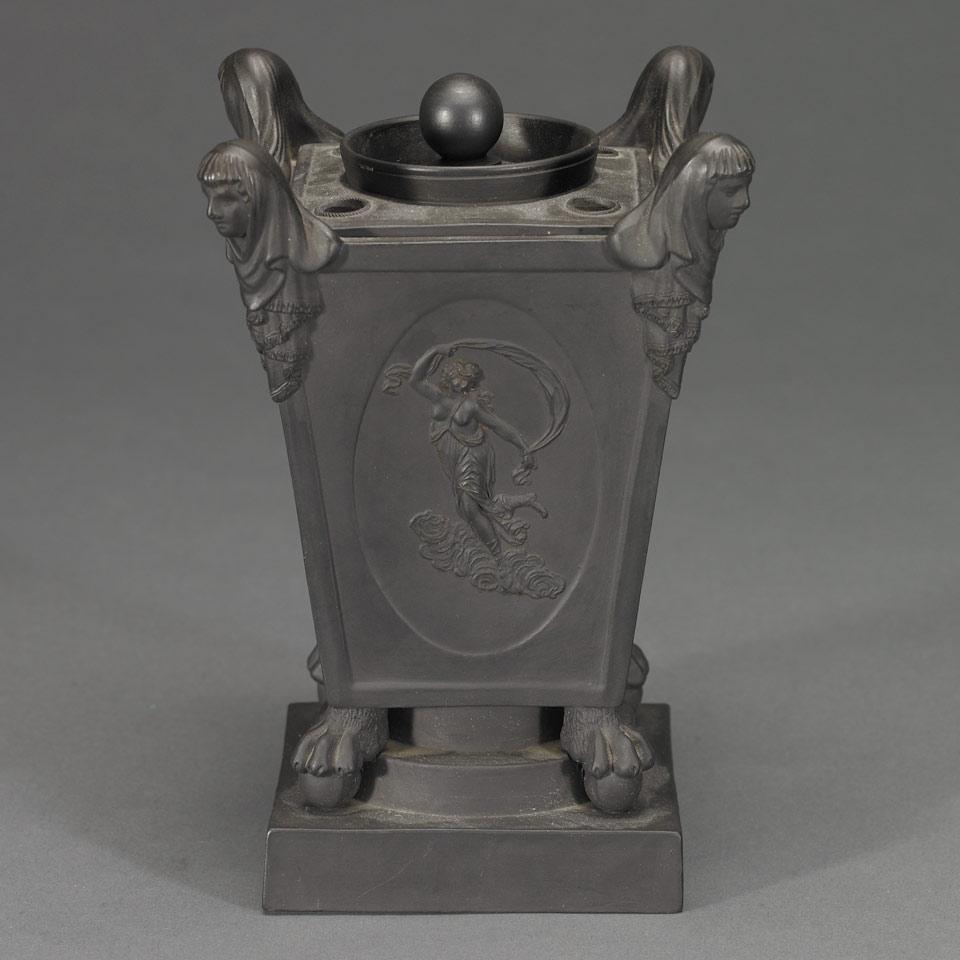 Turner Black Basalt Bulb Pot, c.1790  
