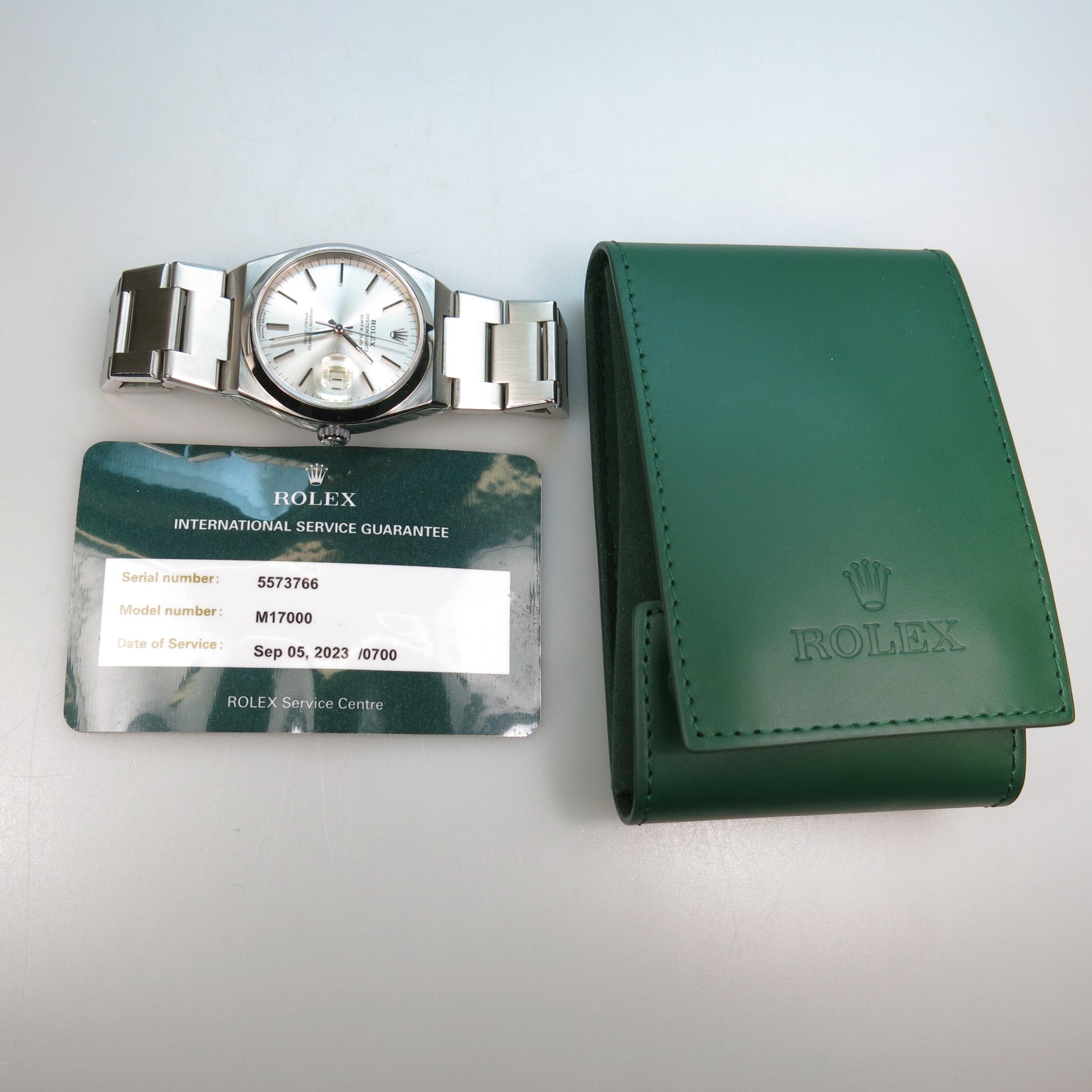 Rolex Oysterquartz Datejust Wristwatch