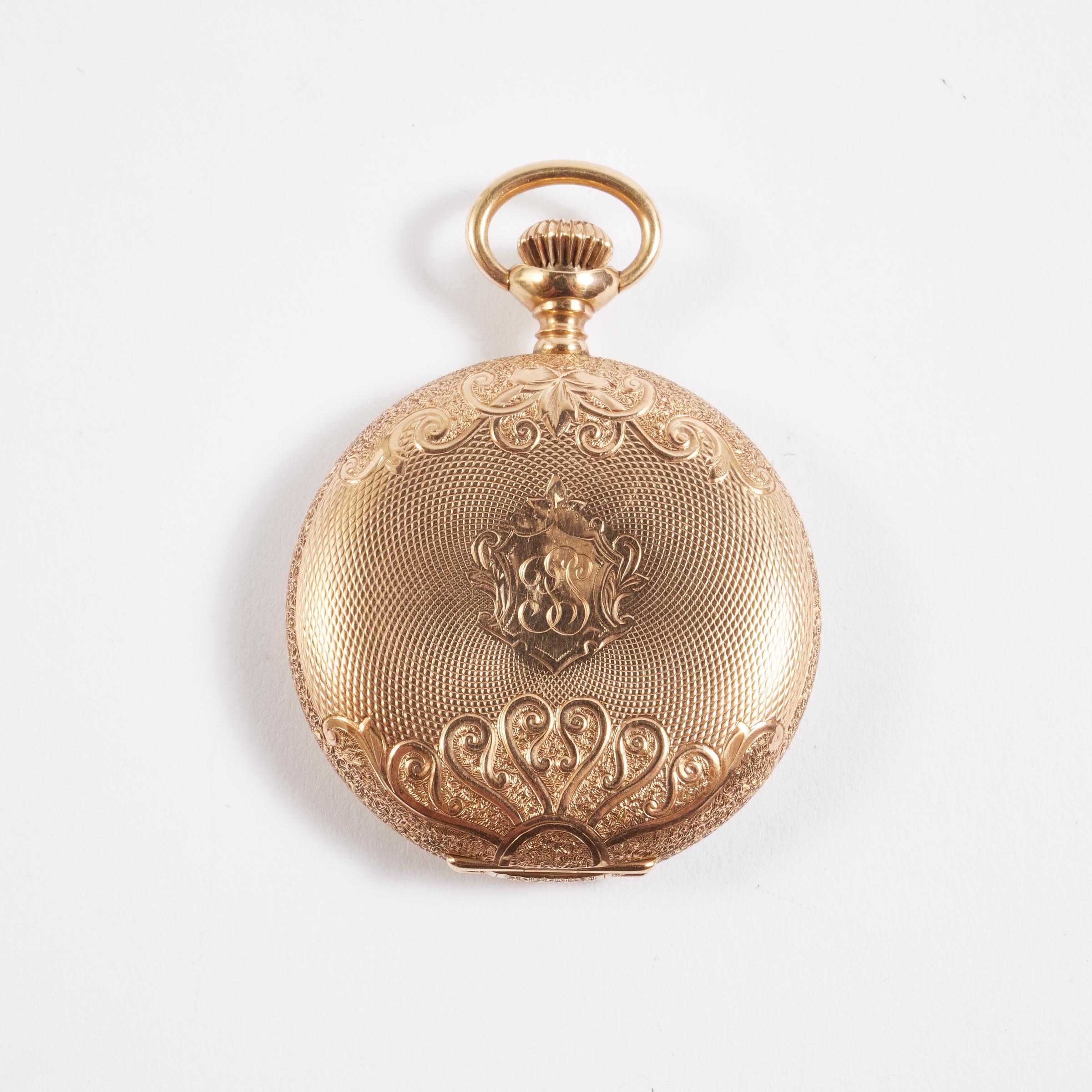 S.Conradi Of Los Angeles Stem-Wind Pocket Watch