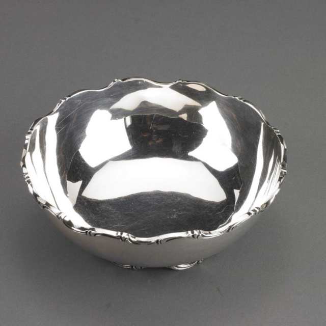 Mexican Silver Bowl, mid-20th century