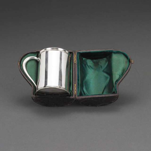 Victorian Silver Small Mug, Joseph & Edward Bradbury, London, 1871