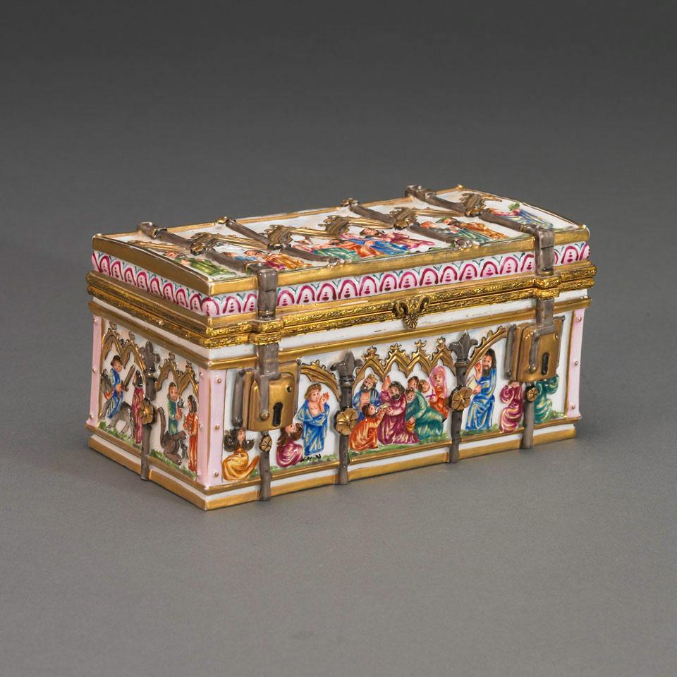 Gilt Brass Mounted ‘Naples’ Casket, early 20th century
