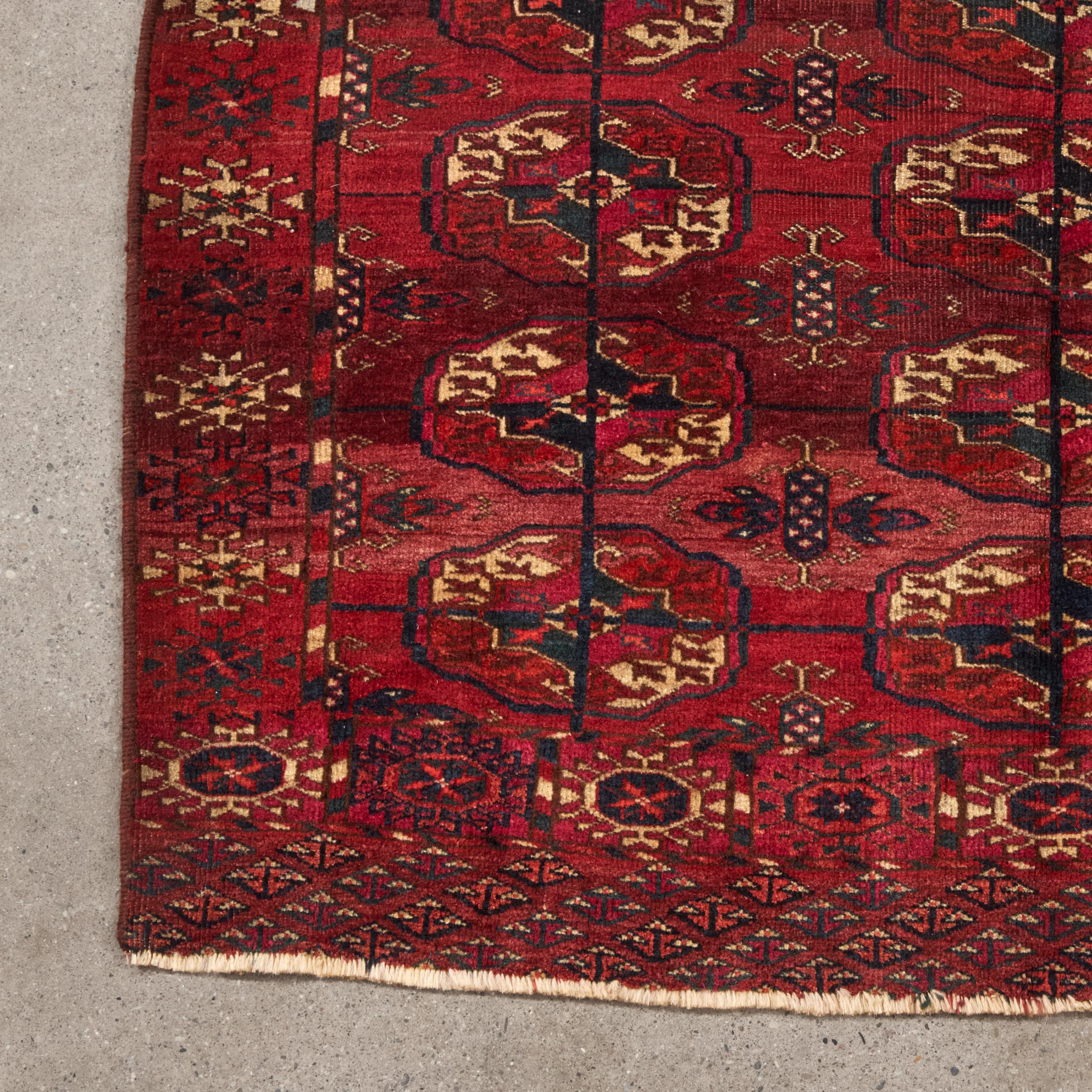 Tekke Turkoman Bokhara Rug, Persian, c.1910