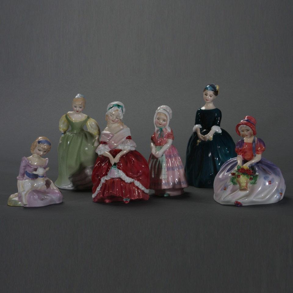 Six Royal Doulton Figurines