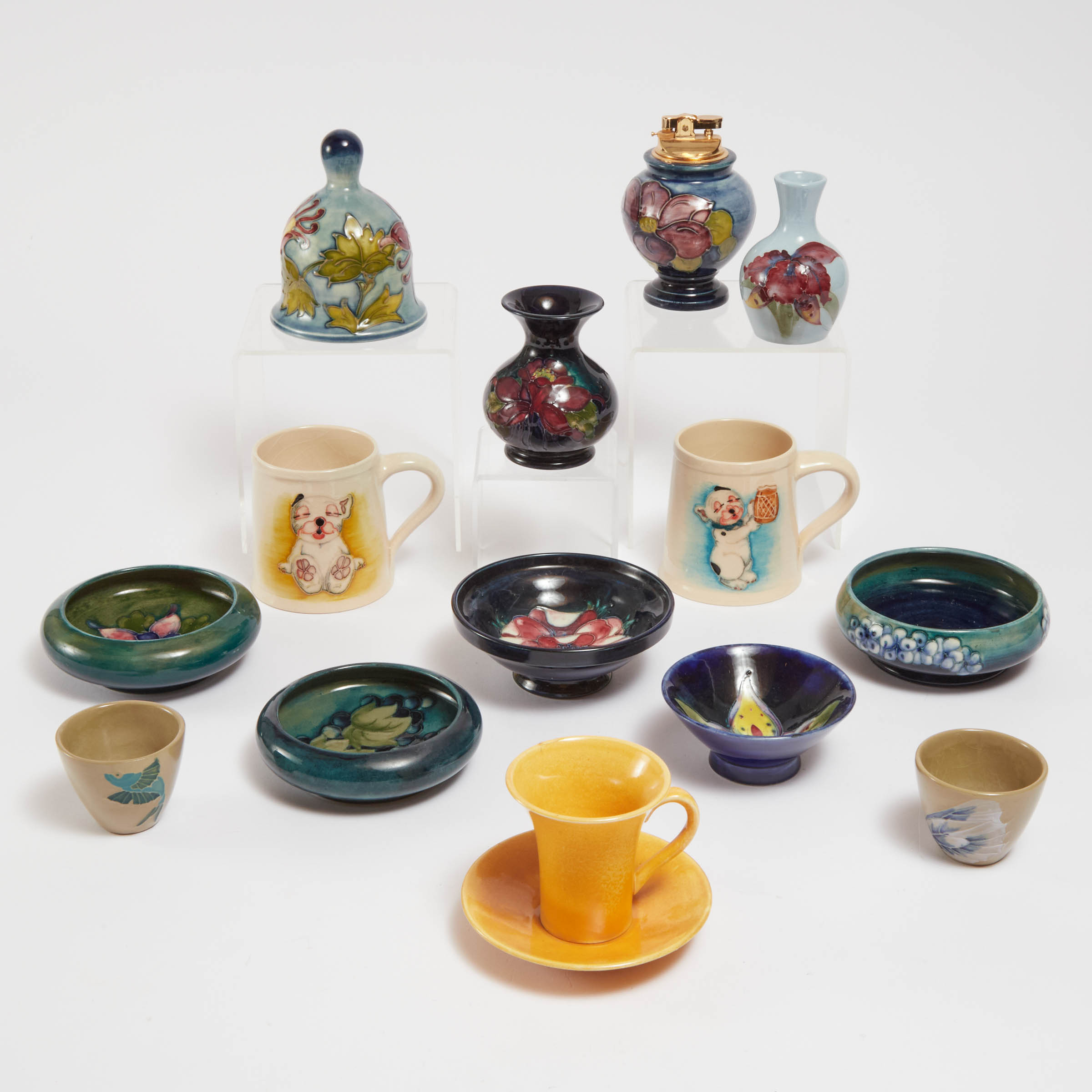 Group of Moorcroft Pottery, 20th century