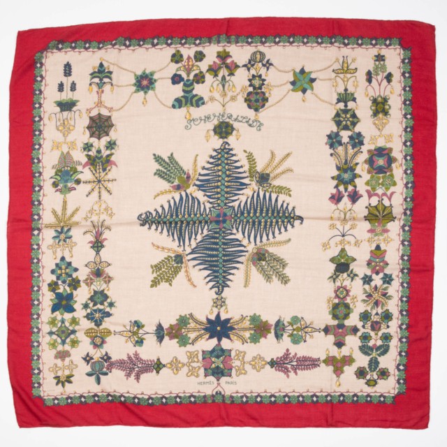 Hermès ‘Scheherazade’ Cashmere And Silk Scarf
