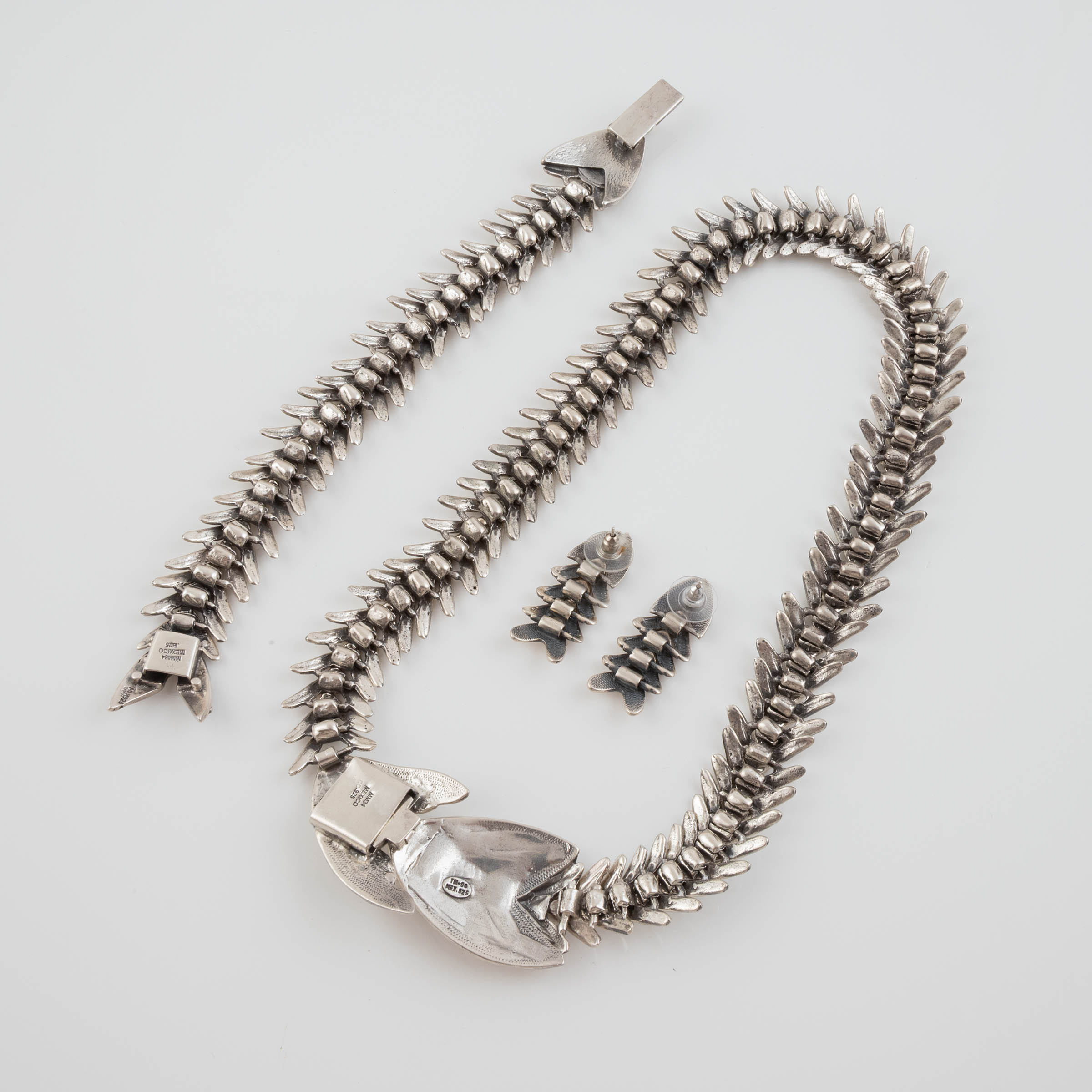 Molina Mexican Sterling Silver Four-Piece Suite