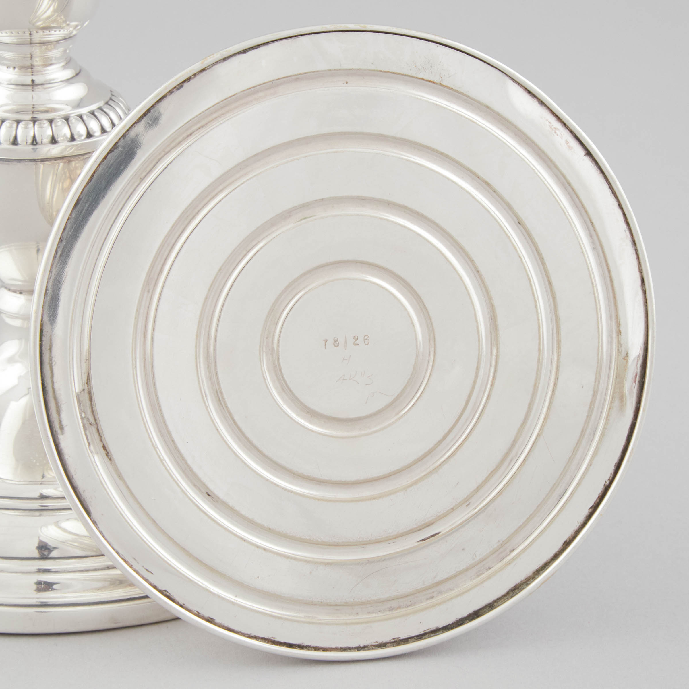 Pair of Canadian Silver Table Candlesticks, Henry Birks & Sons, Montreal, Que., 20th century