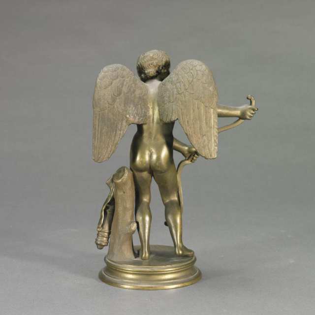 Patinated and Gilt Bronze Figure of Cupid, c.1910