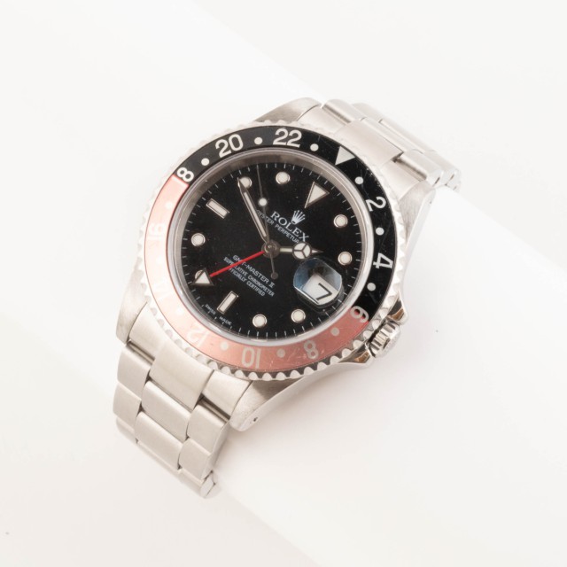 Men’s Rolex Oyster Perpetual Date ‘Coke’ GMT-Master II Wristwatch
