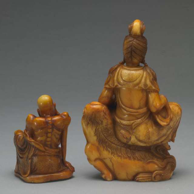 Two Soapstone Figures