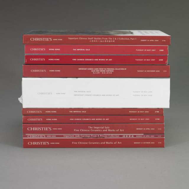 Christie’s Hong Kong, 2003-2007, Ten Volumes on Chinese Art