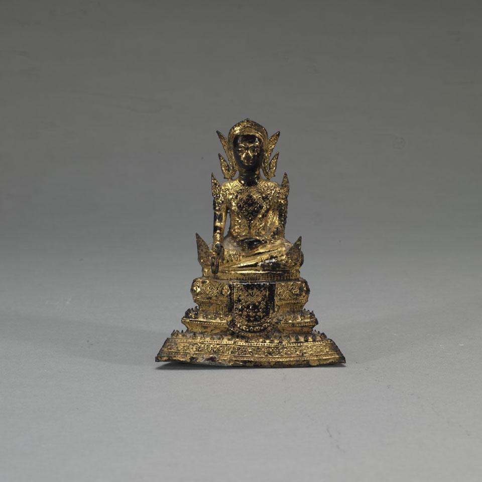 Gilt Bronze Thai Buddha