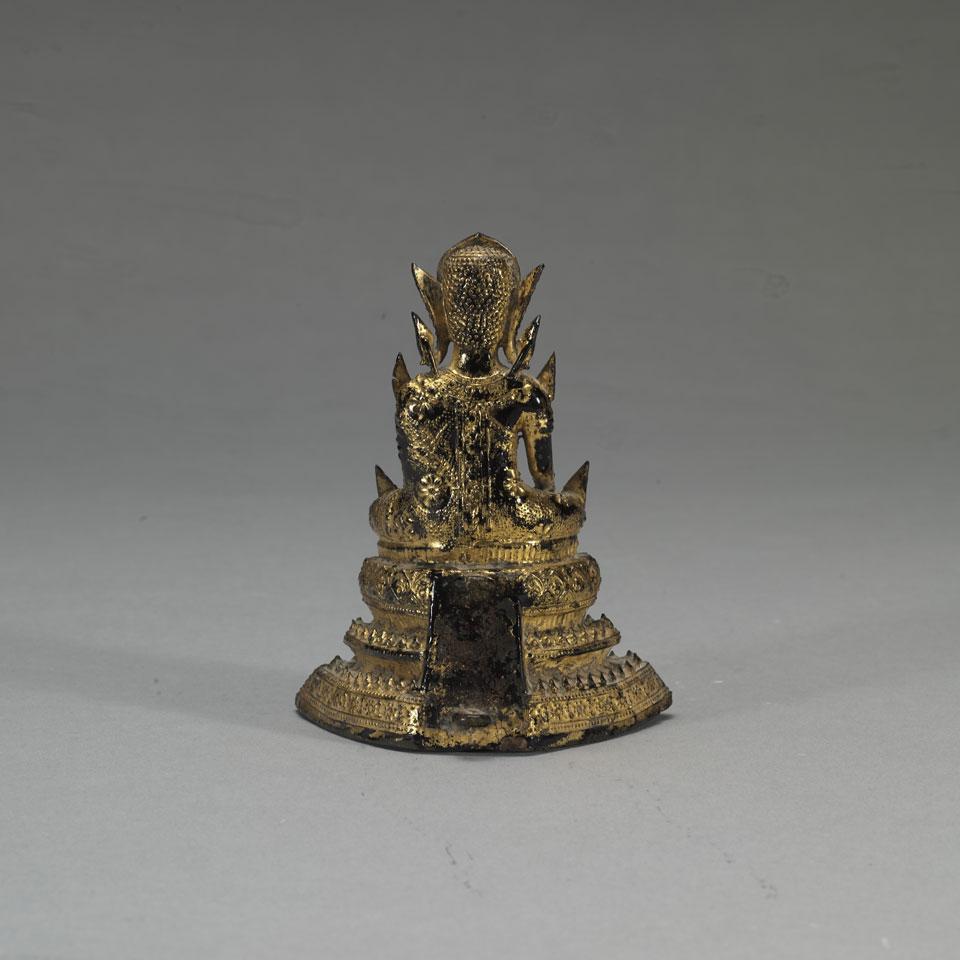 Gilt Bronze Thai Buddha