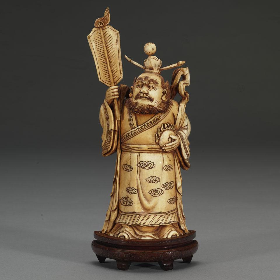 Ivory Carved Daoist Immortal