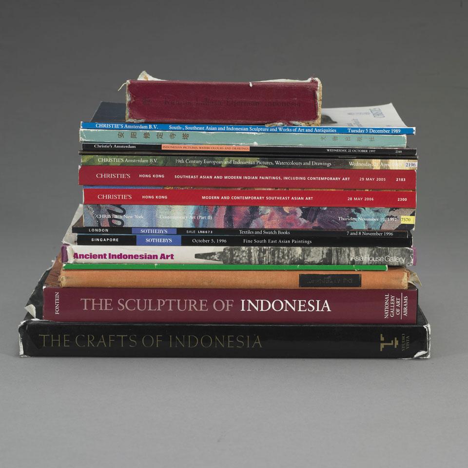 A Collection of Christie’s and Sotheby’s South East Asian Art Catalogues, 1989-2006, Nine Volumes