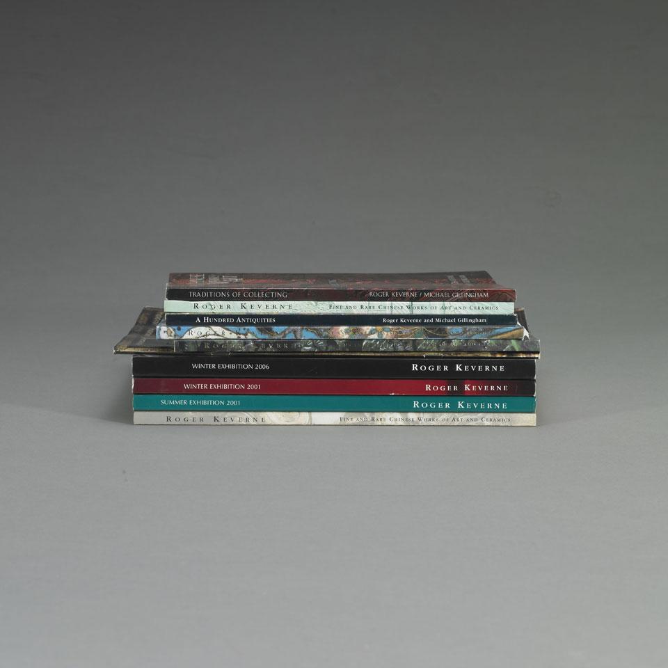 Roger Keverne Exhibition Catalogues, 1997-2006, Ten Volumes