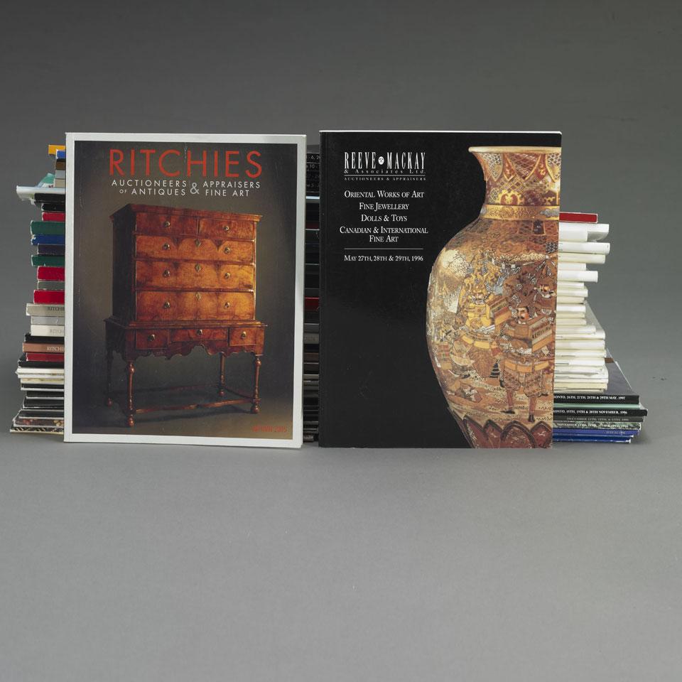 Ritchie’s Toronto Decorative and Fine Art Catalogues, 1994-2008, Fifty-Eight Volumes