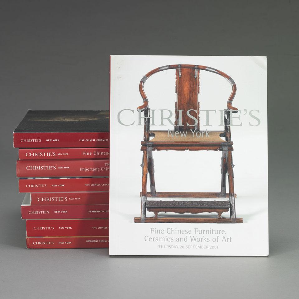 Christie’s New York, 2001-2007, Eleven Volumes on Chinese Art