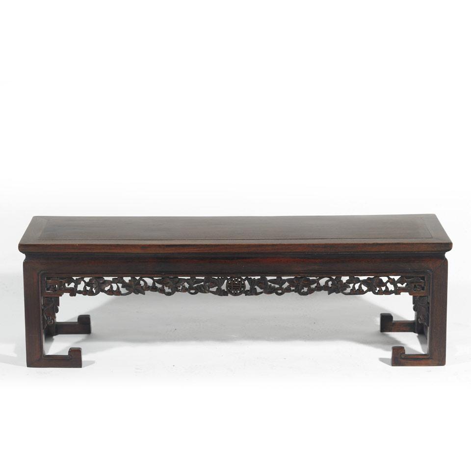 Hongmu Low Occasional Table, Late Qing Dynasty, 19th/20th Century