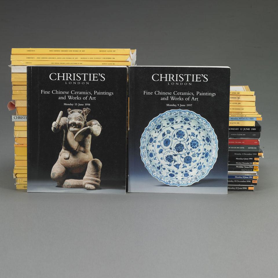 Christie’s London, 1979-1999, Fifty-One Volumes on Chinese Art