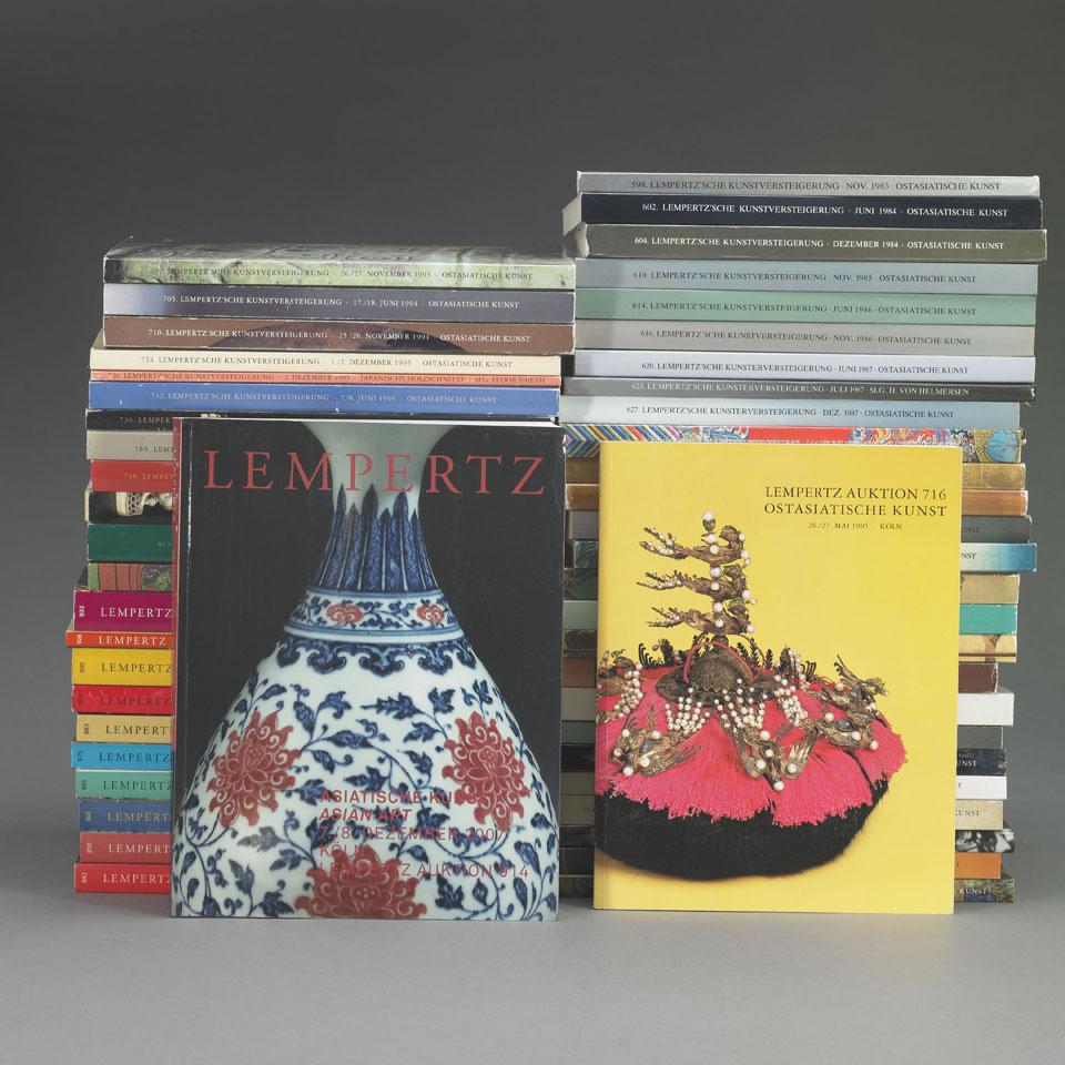 Lempertz Auktion Cologne, 1983-2008, Fifty Volumes on Asian Art