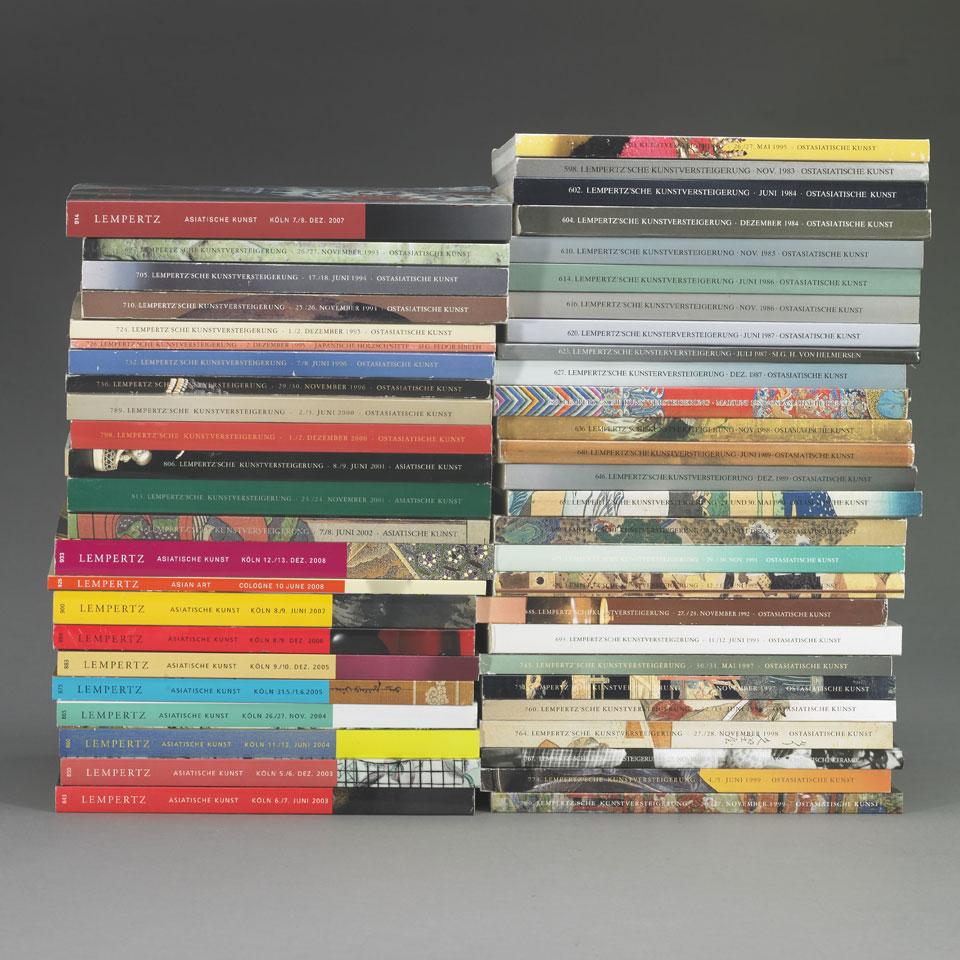 Lempertz Auktion Cologne, 1983-2008, Fifty Volumes on Asian Art
