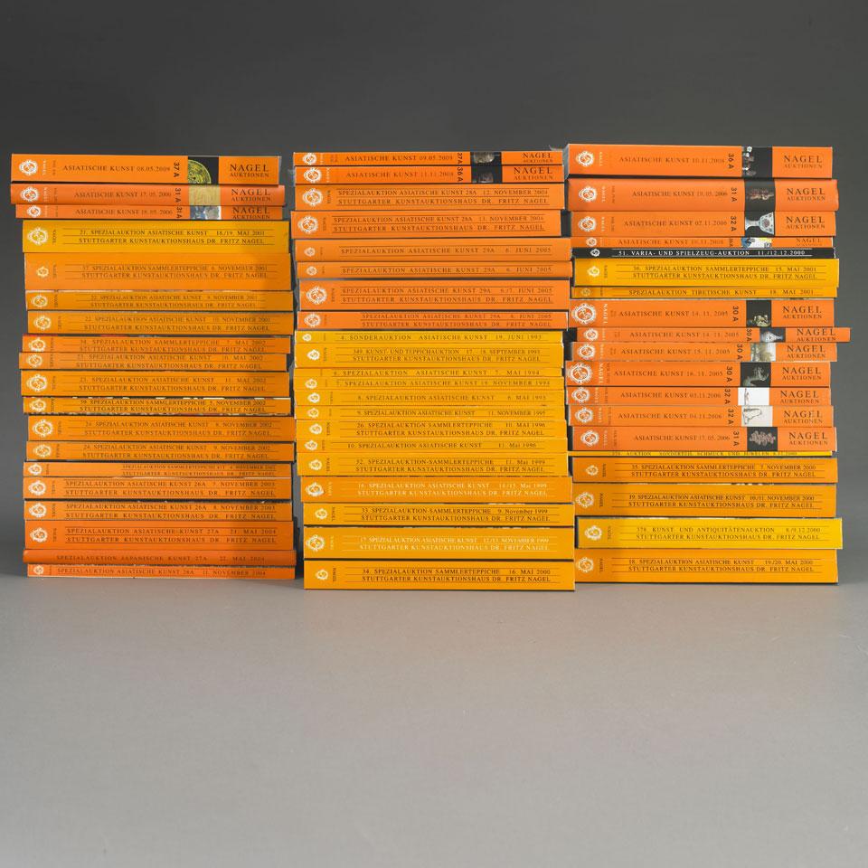 Nagel Auktion Stuttgart, 1993-2009, Fifty- Nine Volumes on Chinese Art