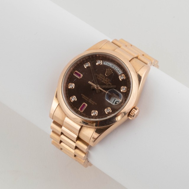 Men’s Rolex Oyster Perpetual Day-Date 36 Wristwatch