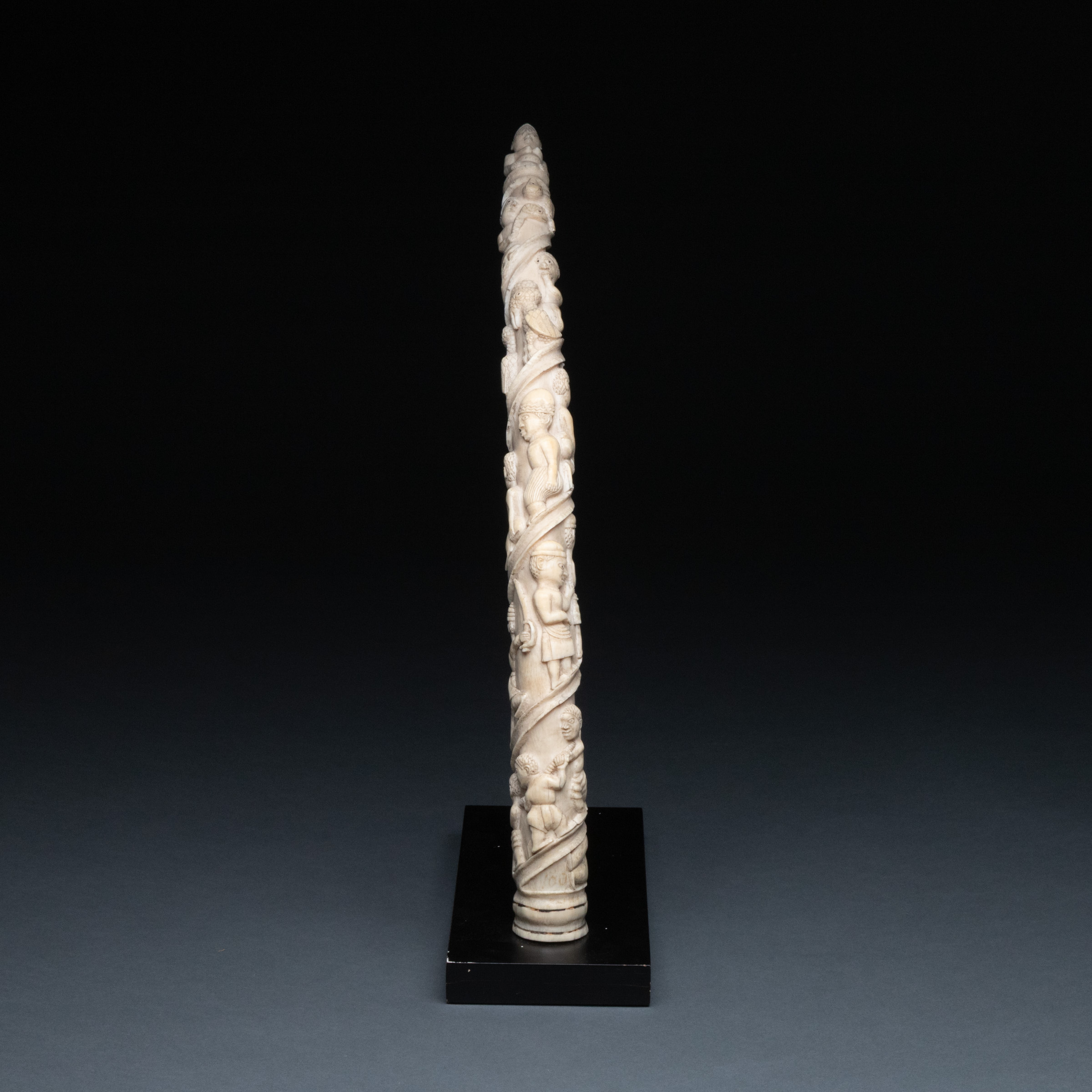 Loango Carved Ivory Tusk, Democratic Republic of Congo/Angola, 19th/early 20th century