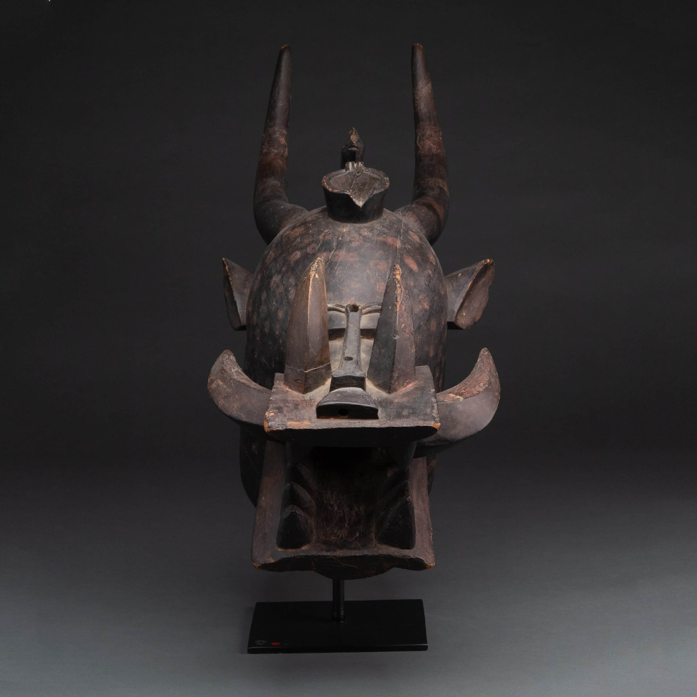 Large Senufo Firespitter Mask, Mali/Ivory Coast/Burkina Faso, West Africa, early 20th century