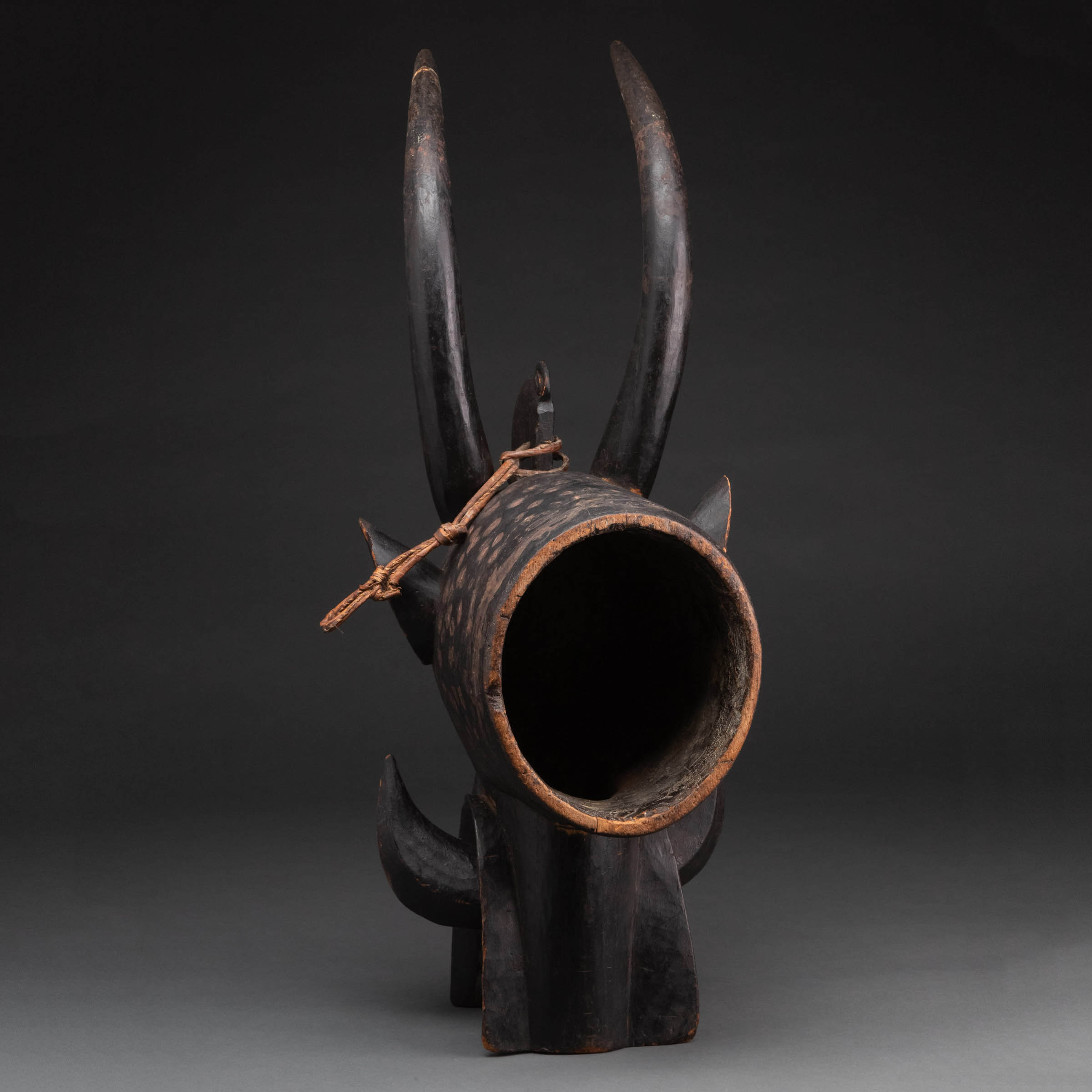 Large Senufo Firespitter Mask, Mali/Ivory Coast/Burkina Faso, West Africa, early 20th century