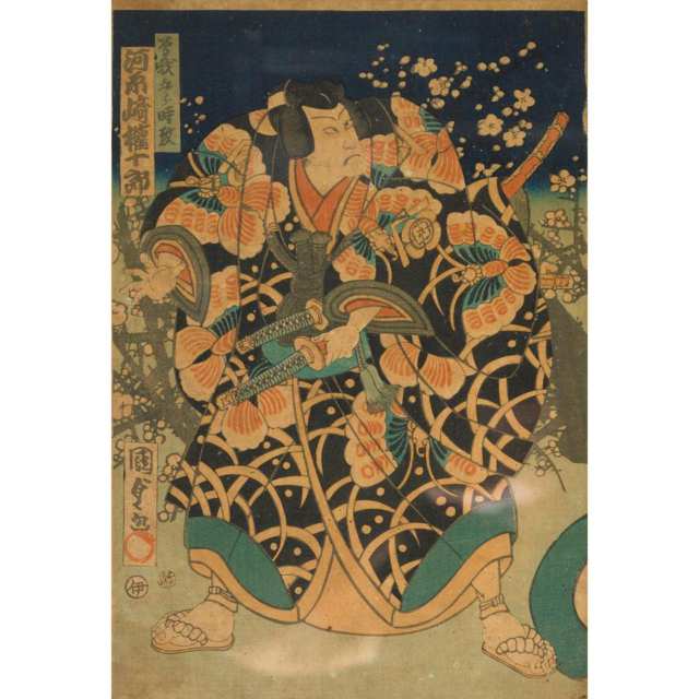 Six Japanese Woodblock Prints, 19th Century