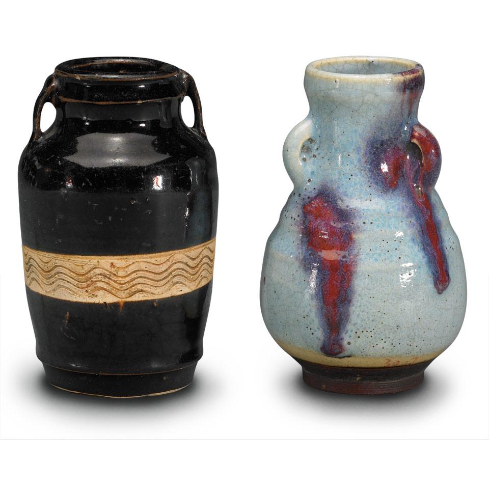 Two Ceramic Jars, 19th Century