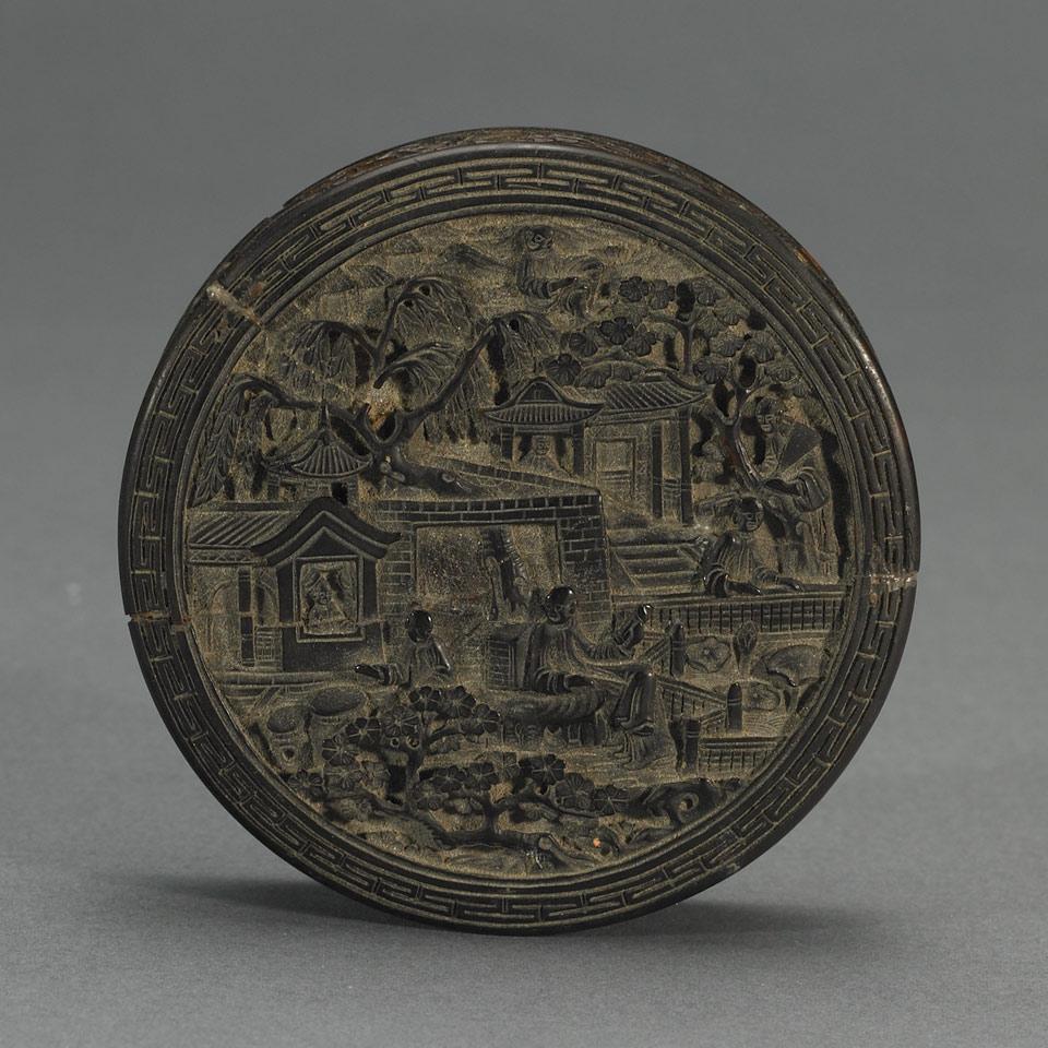 Export Tortoise Shell Cosmetic Box and Cover, Qing Dynasty, 19th Century