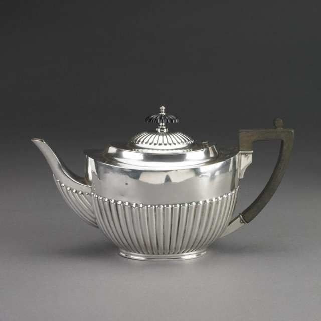 English Silver Tea Service, William Hutton & Sons Ltd., London, 1912